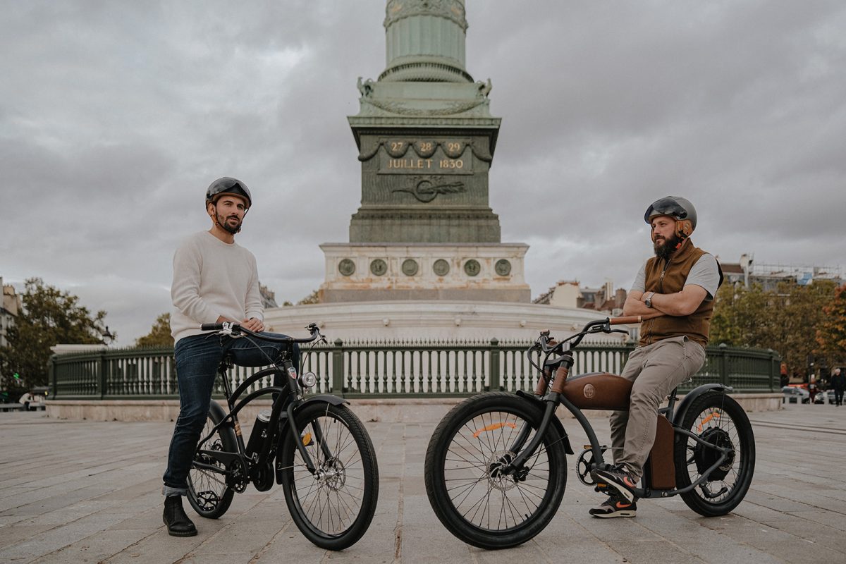 deux amis cyclistes